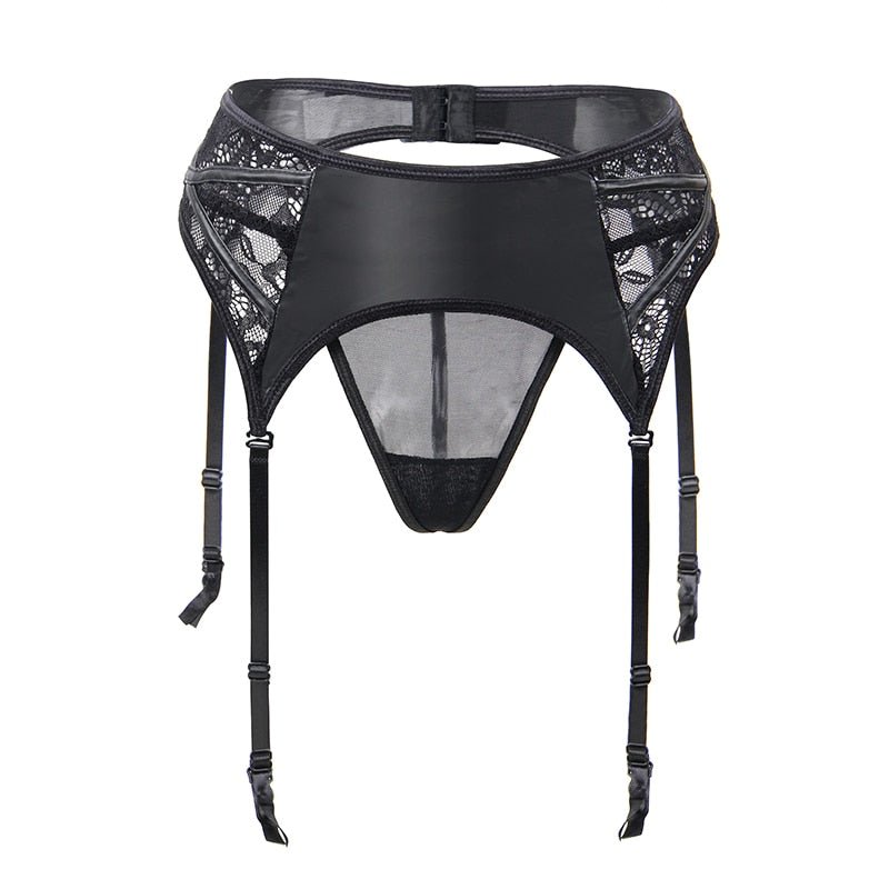 produit Porte-jarretelle avec culotte noire