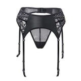 produit Porte-jarretelle avec culotte noire