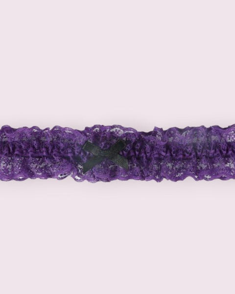 Jarretière violette