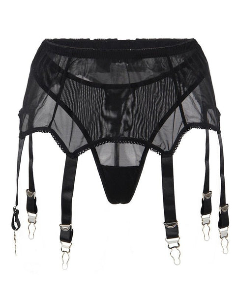 Sensuelle - Porte-jarretelle noir de qualité